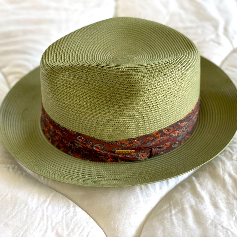 Stetson straw hat